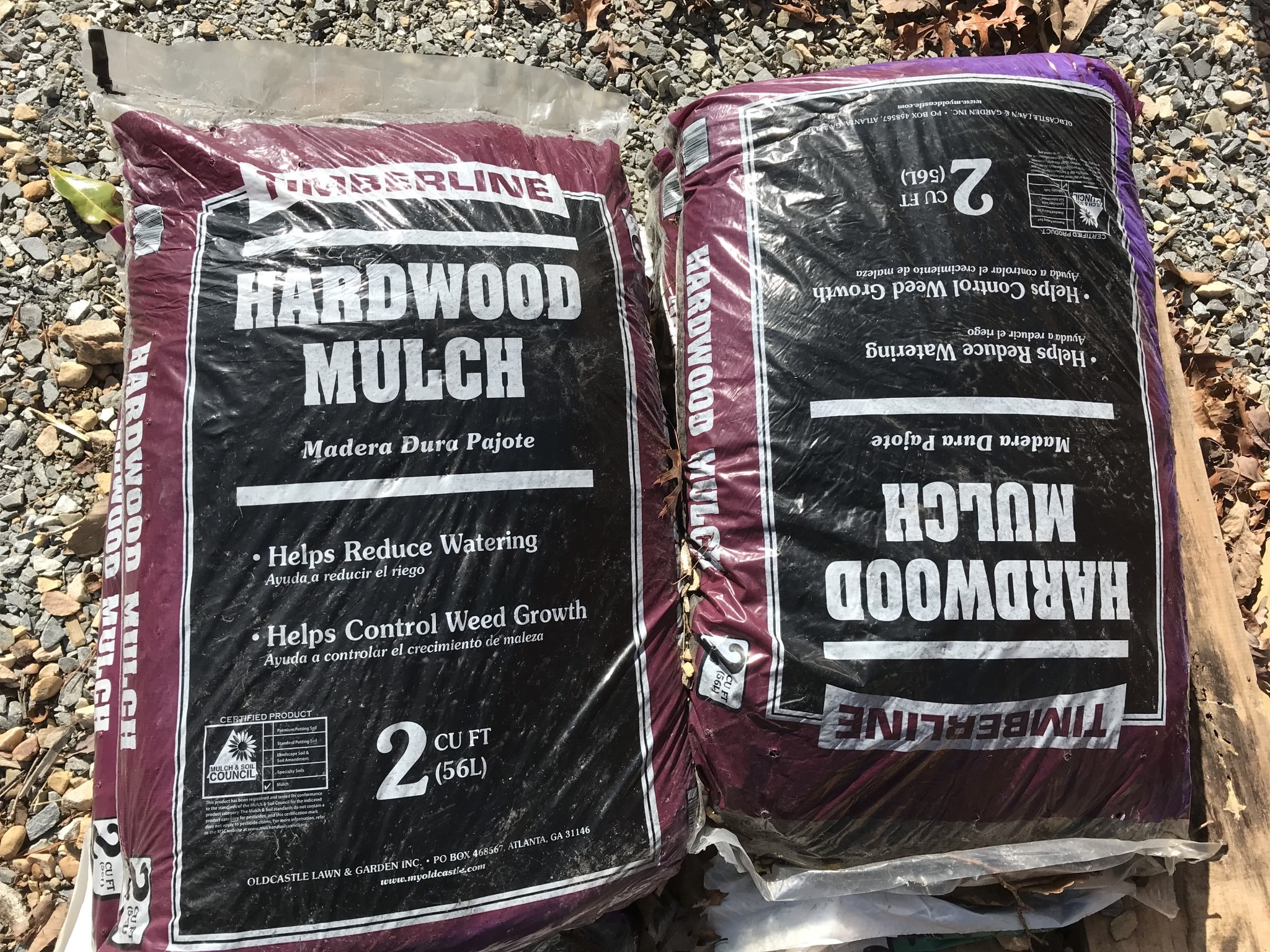 Timberline Bagged Timberline Hardwood Mulch 2 cf