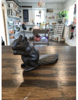 Cast Iron Squirrel Doorstop