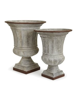 Urn, Galvanized Classic, Medium