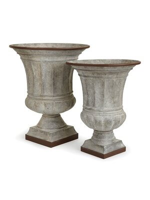 Urn, Galvanized Classic, Medium