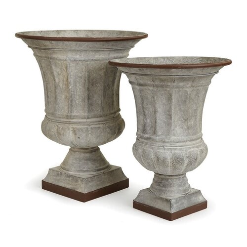 Urn, Galvanized Classic, Medium