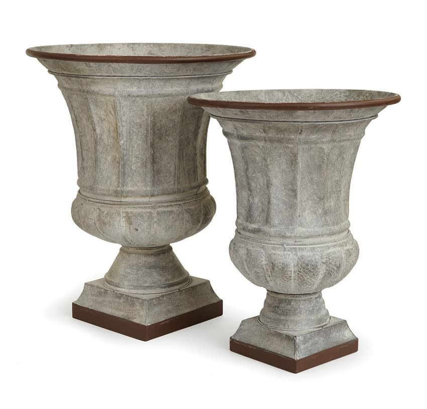 Urn, Galvanized Classic, Medium