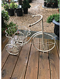 Metal, Tricycle Plant Stand (white)
