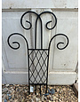 Black Flourish Pot Trellis