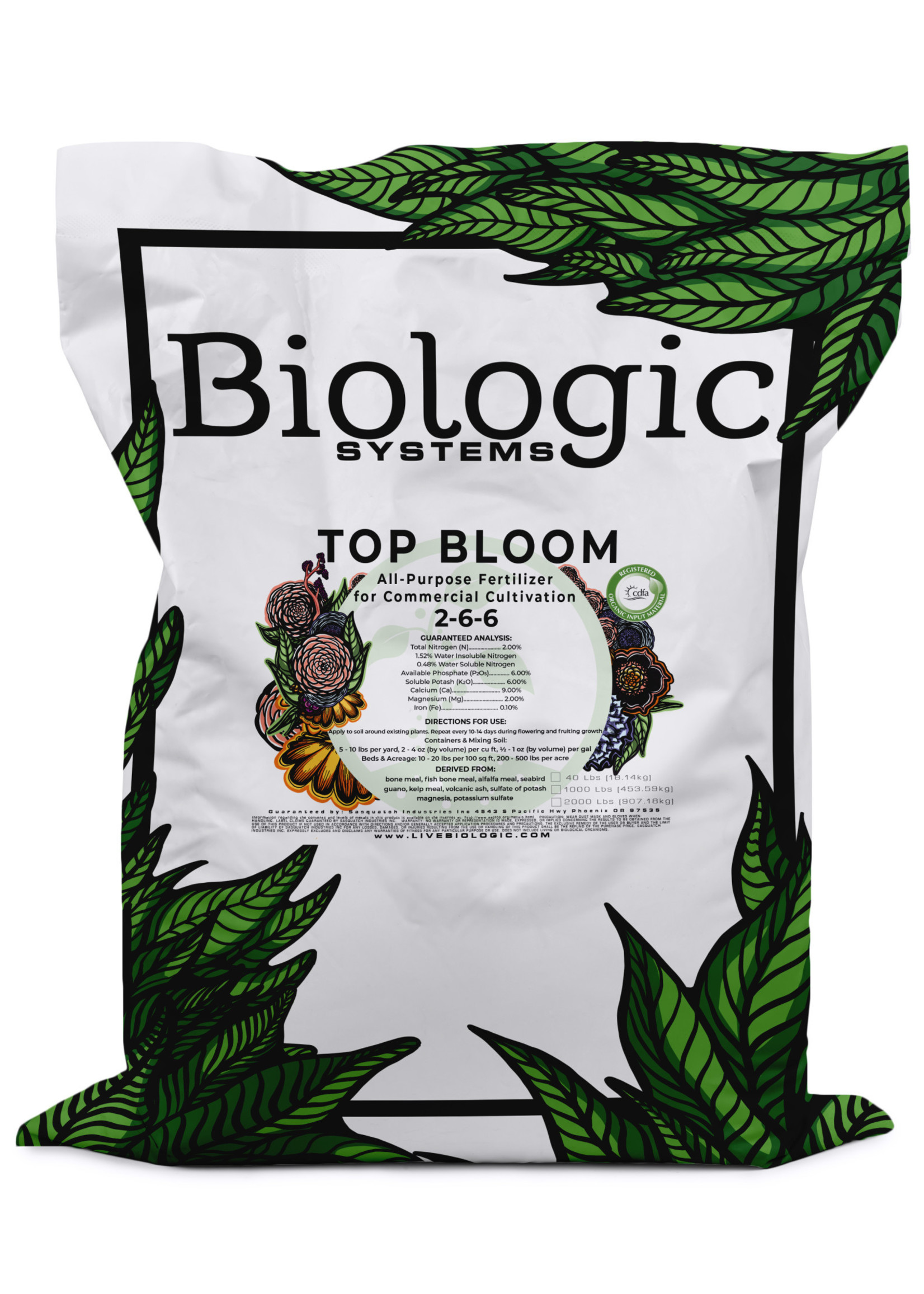 Biologic Systems Top Bloom 2-6-6