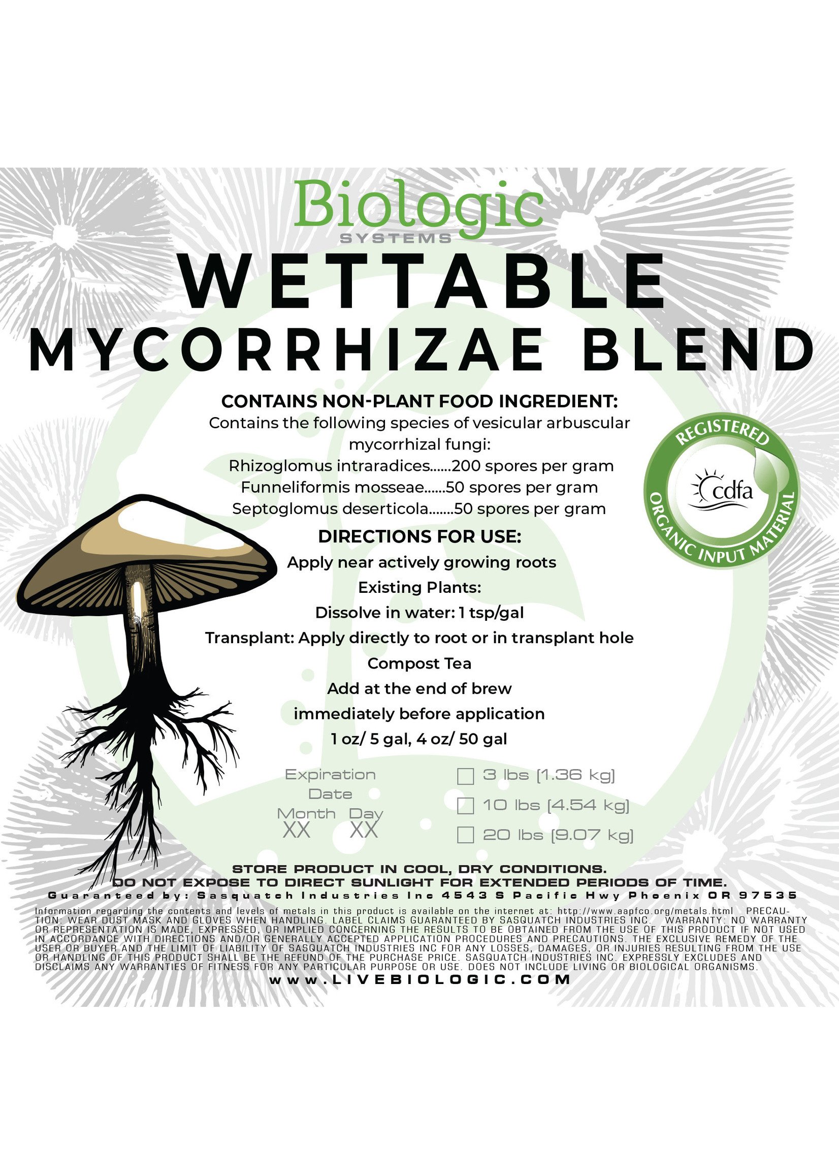 Biologic Systems Mycorrizhae