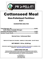 Pro Pell-It Cottonseed Meal 44lb. Bag