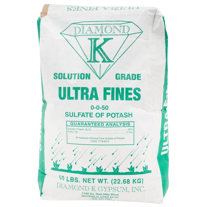 Sulfate of Potash (Potassium Sulfate) (56/plt) Biologic Crop Solutions