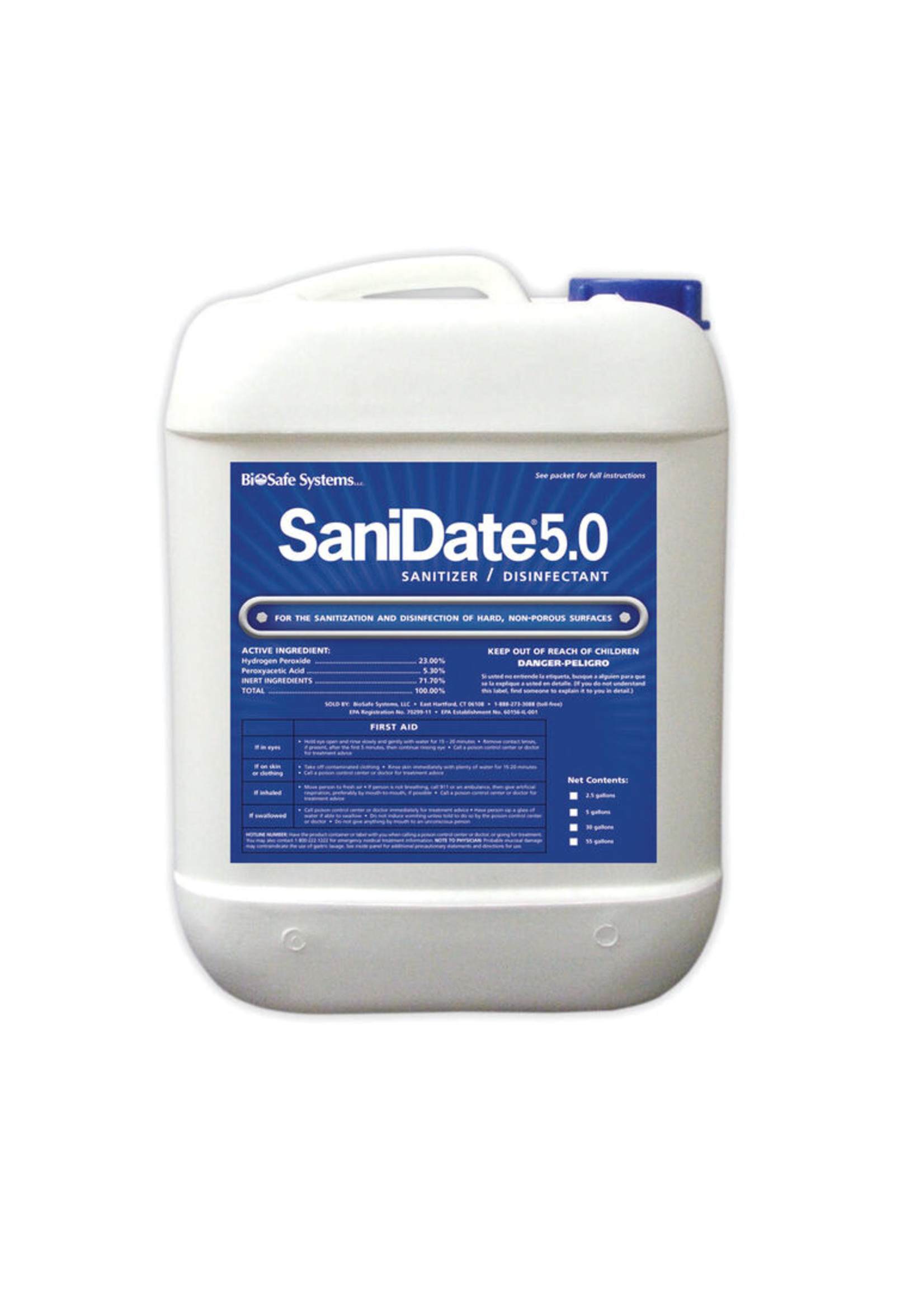 BioSafe Sanidate 5.0 5 Gallon