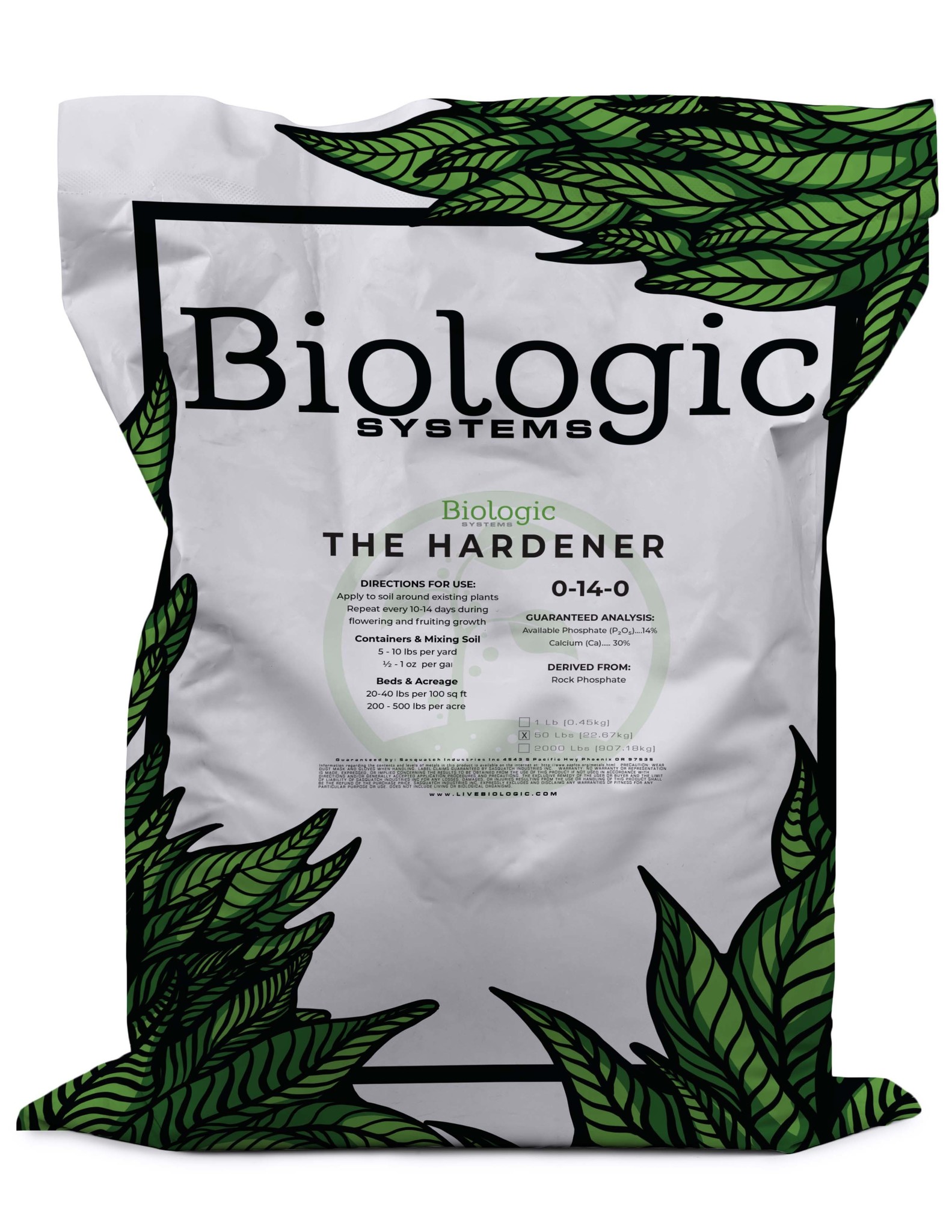 The Hardener 50 lb Bag Biologic Crop Solutions