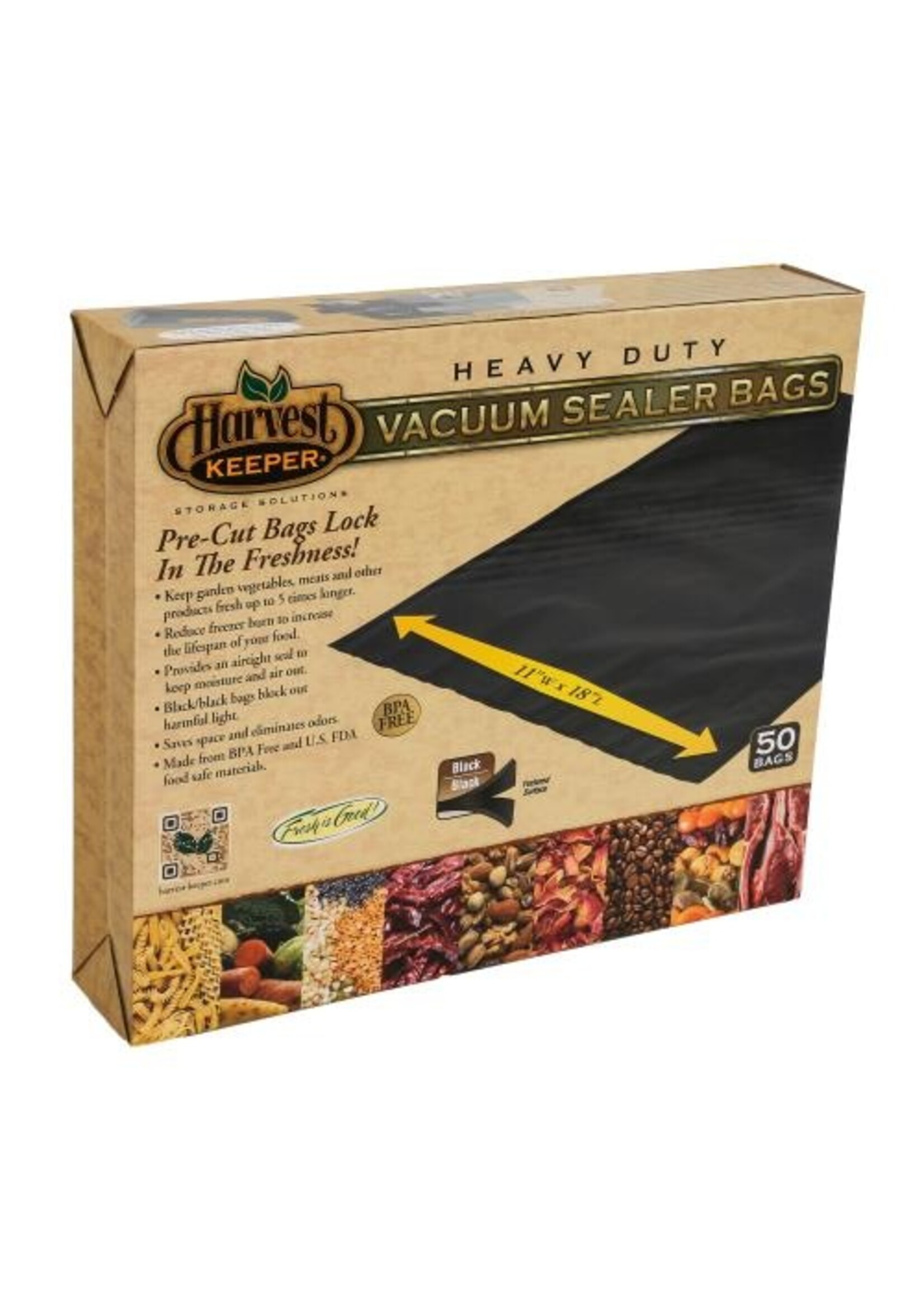 Harvest Keeper® Vacuum Seal Black/Black Storage Bags & Rolls