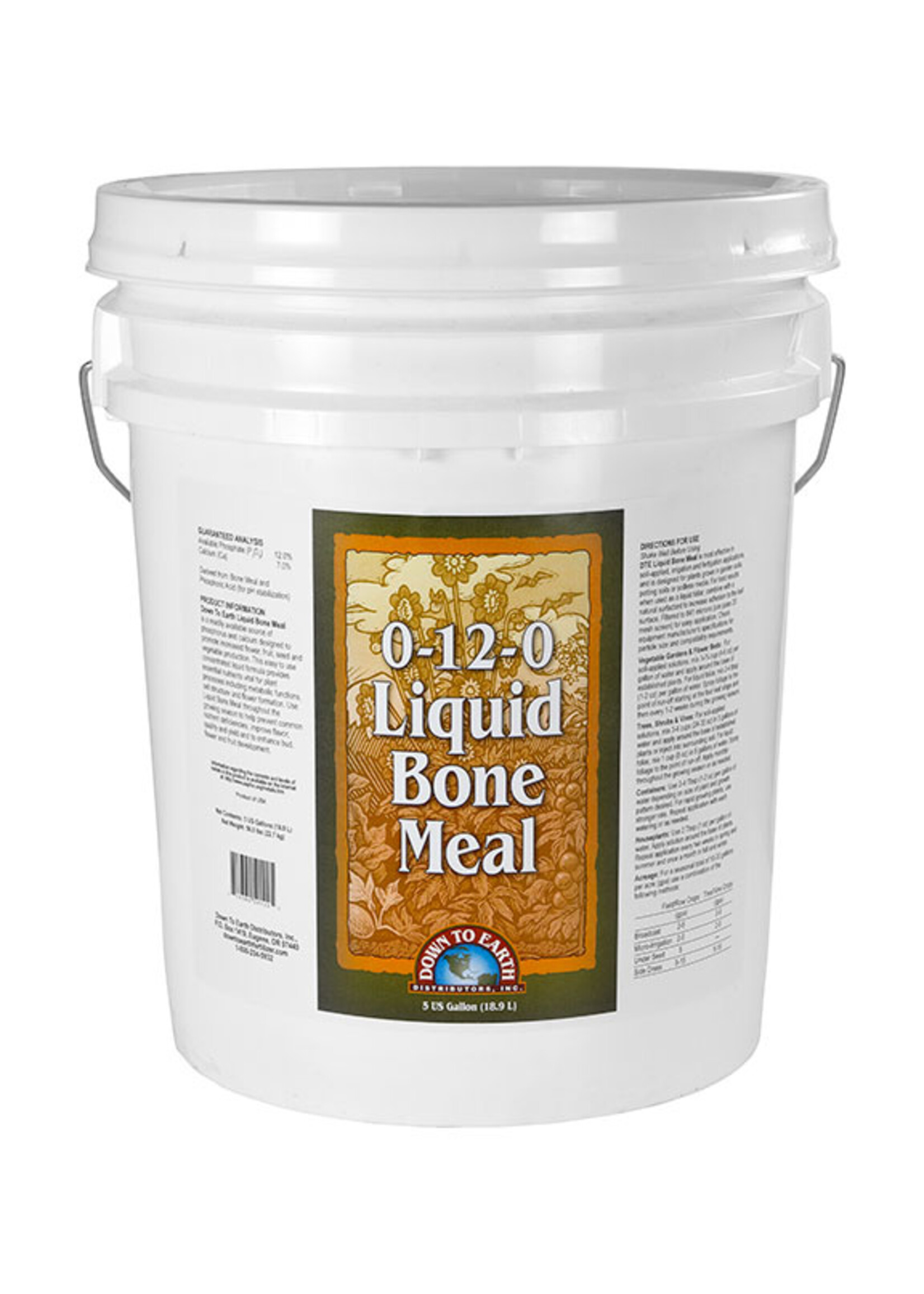 Down to Earth Liquid Bone Meal 0-12-0
