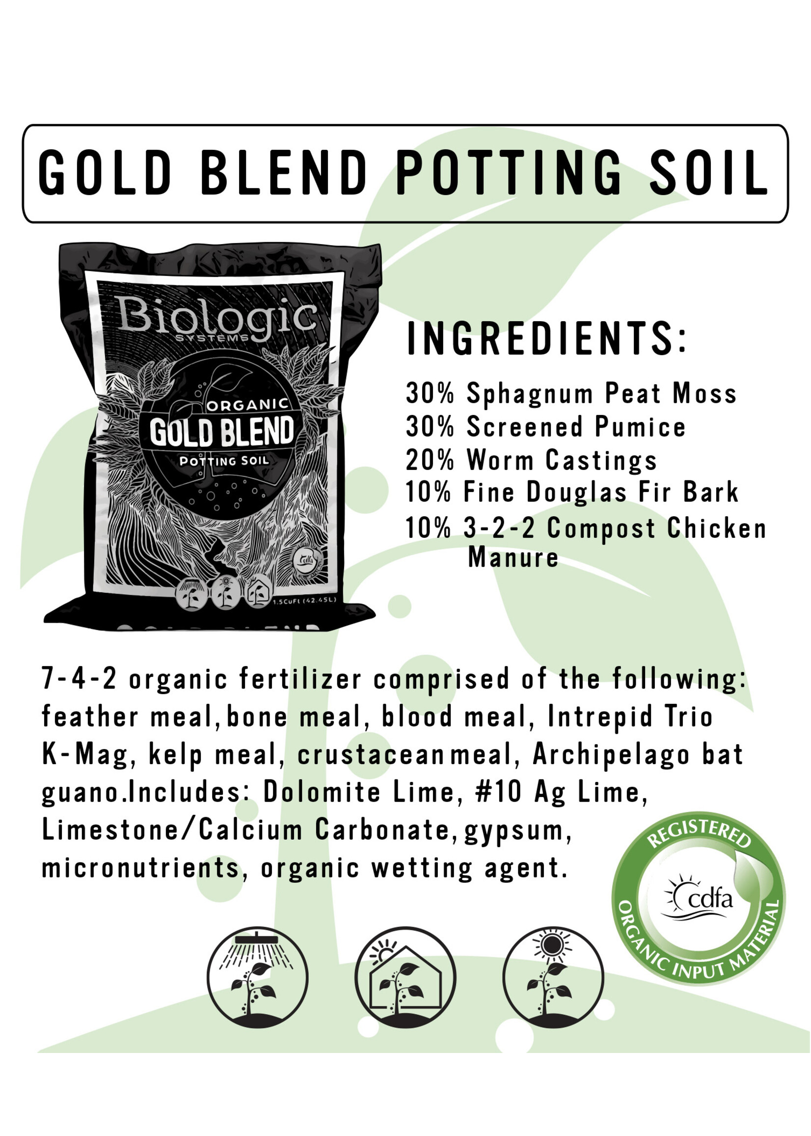 Biologic Systems Gold Potting Soil