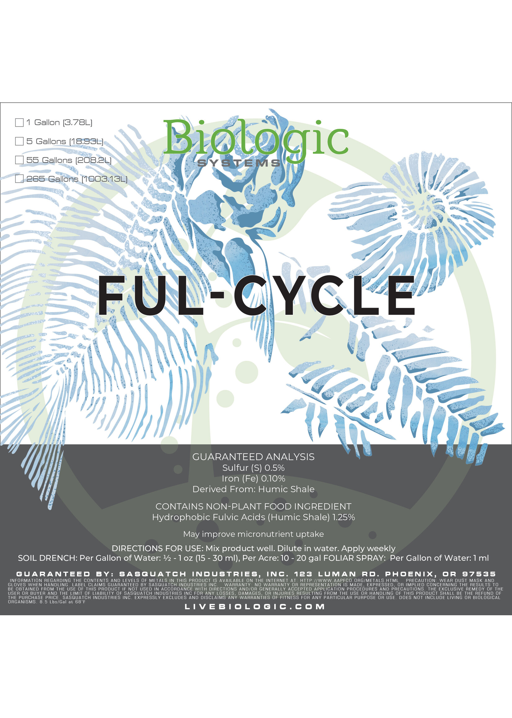 Biologic Systems Ful-cycle Fulvic Trace Minerals