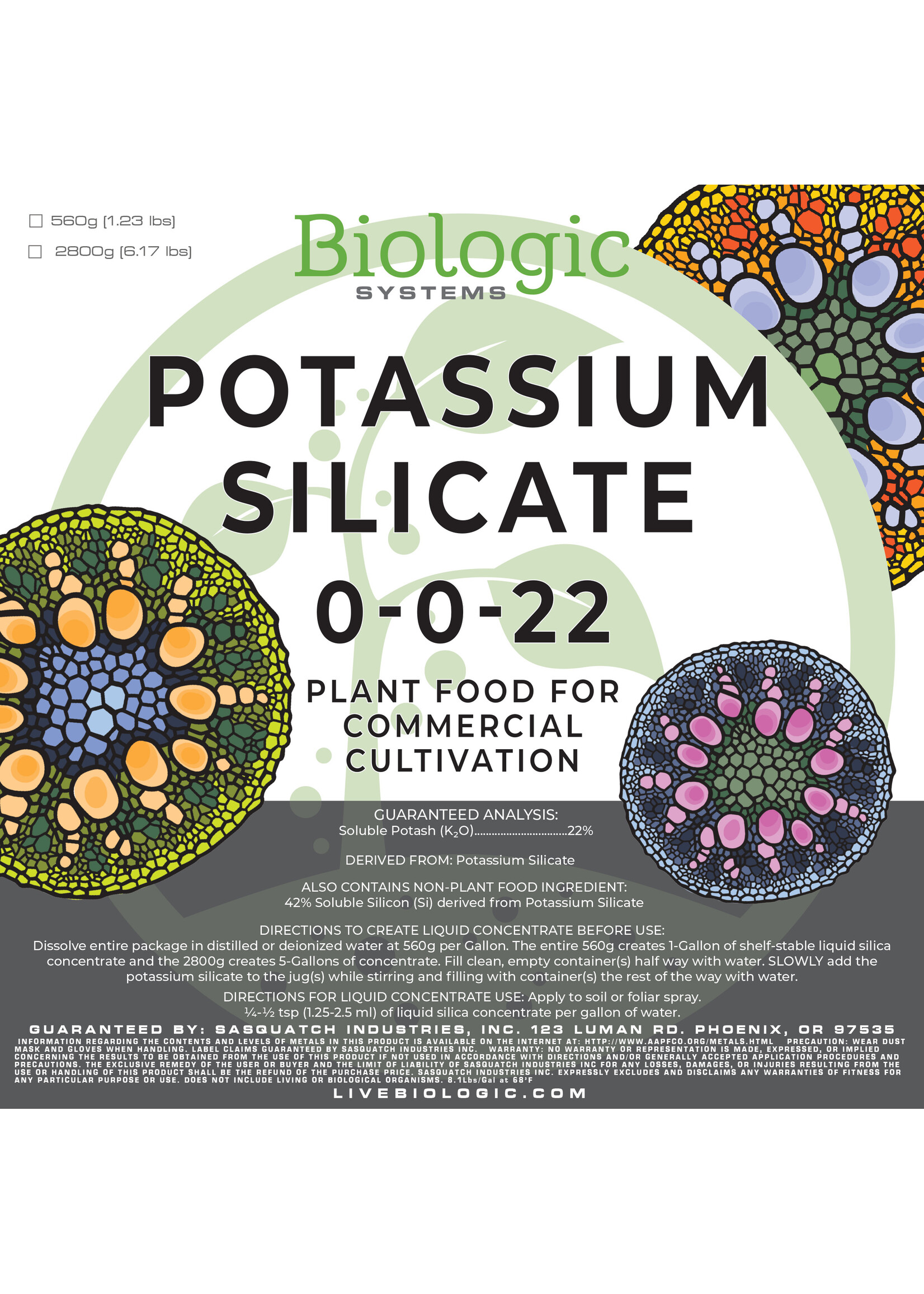 Biologic Systems Biologic Systems Potassium Silicate