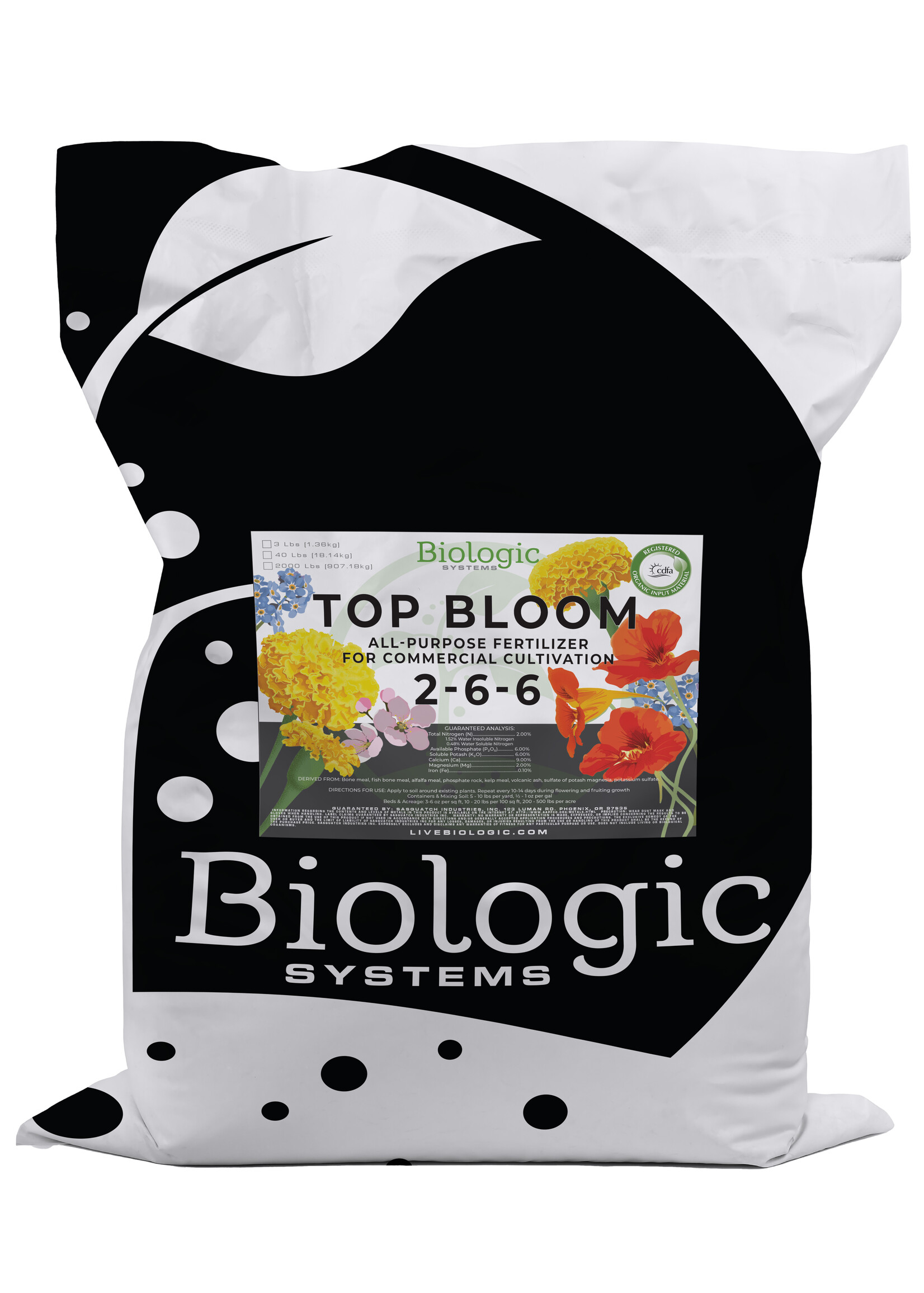 Biologic Systems Top Bloom 2-6-6