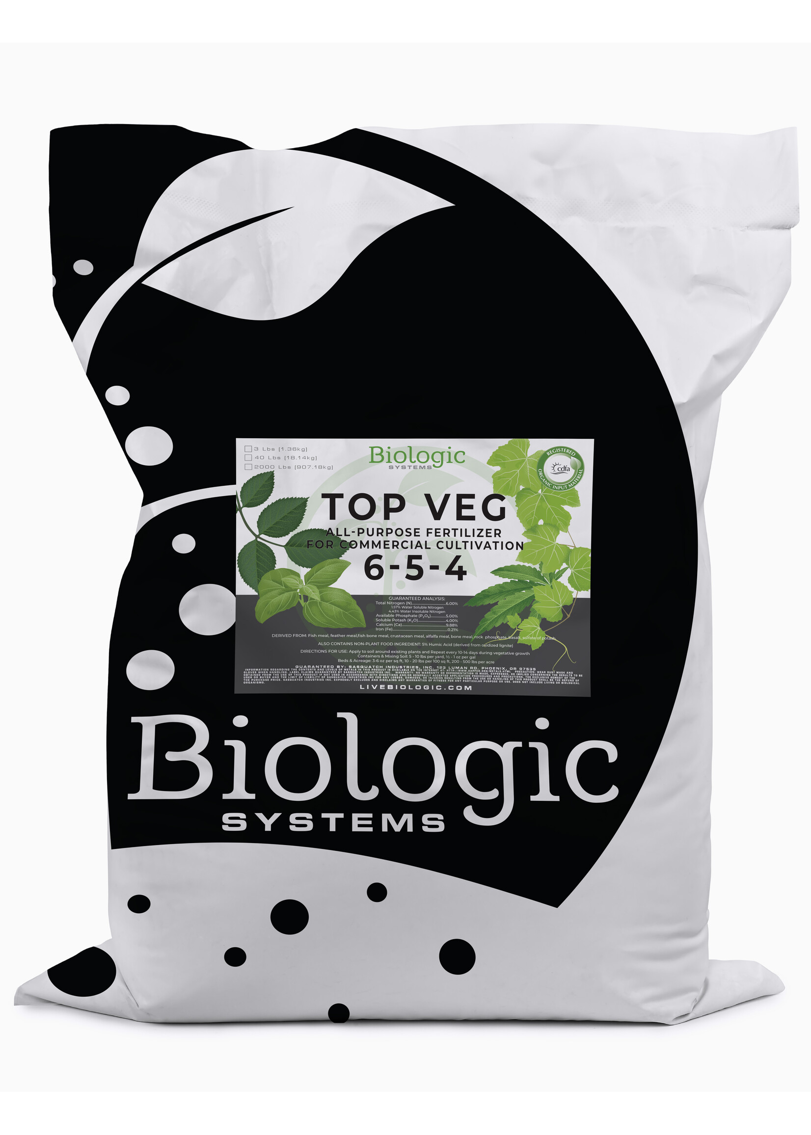 Biologic Systems Top Veg 6-5-4
