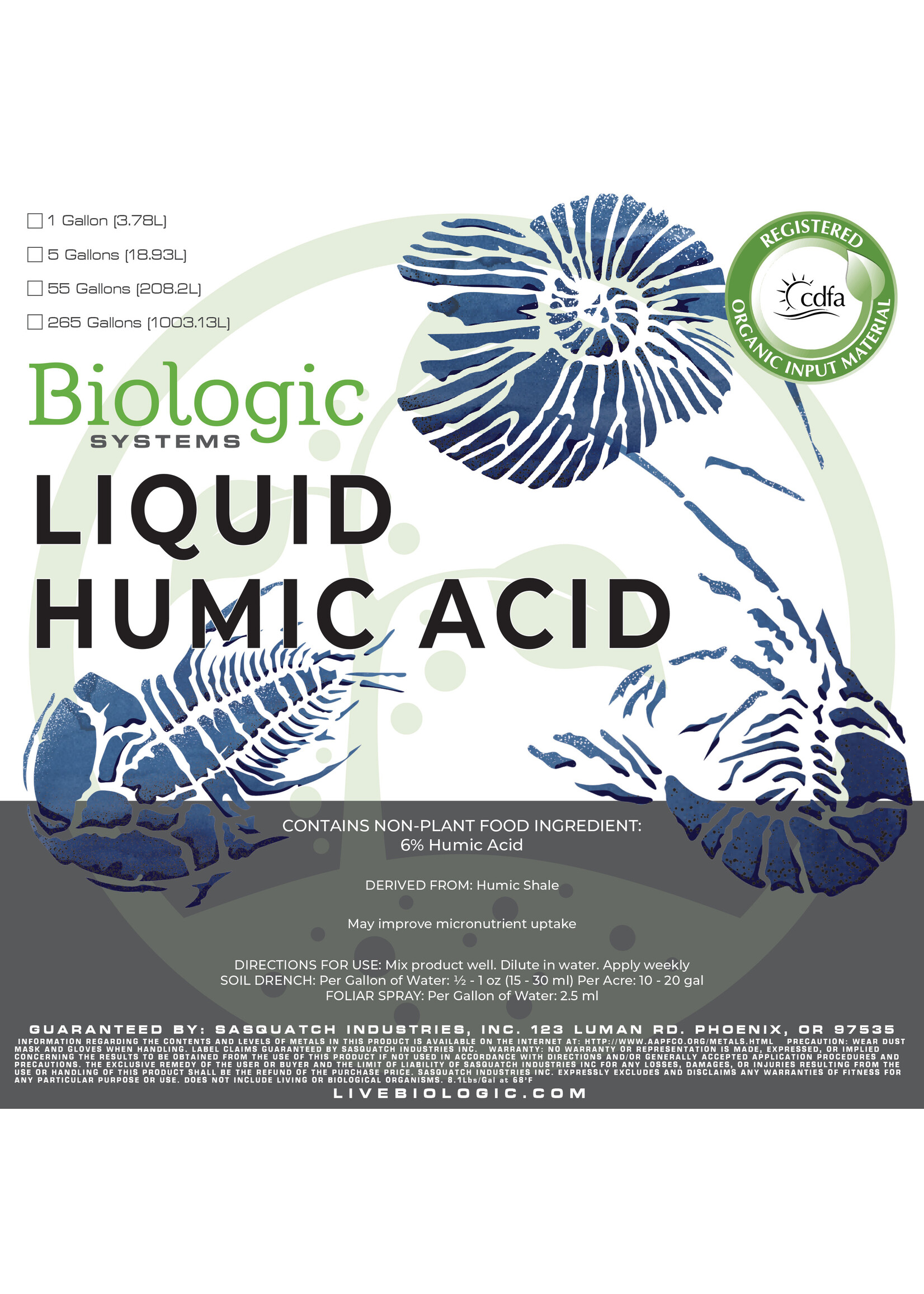 Biologic Systems Humic Acid