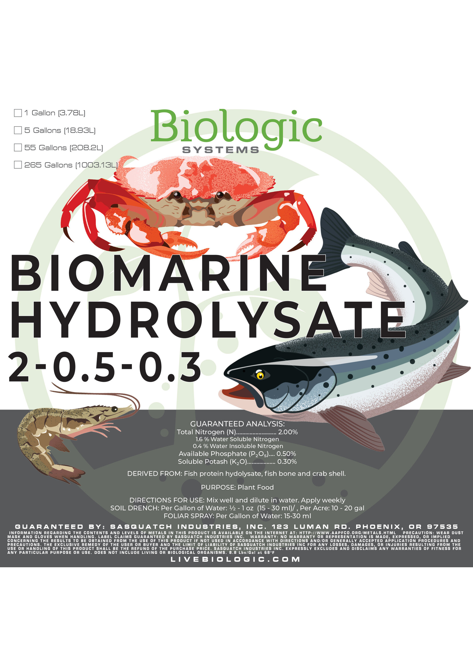 Biologic Systems BioMarine Hydrolysate