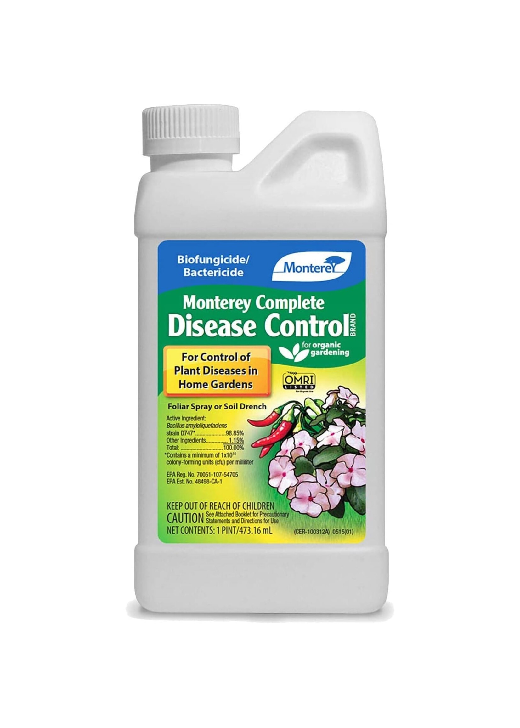 Monterey Complete Disease Control Biofungicide/Bactericide Concentrate Organic 16 fl oz