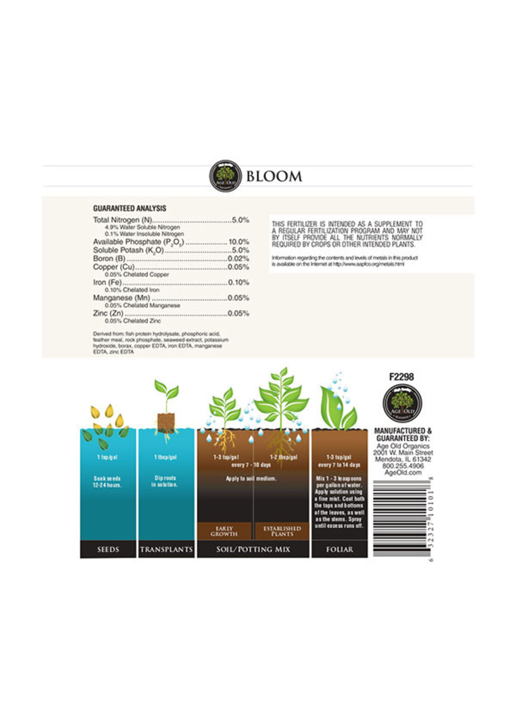 Age Old Bloom 6 Gallon