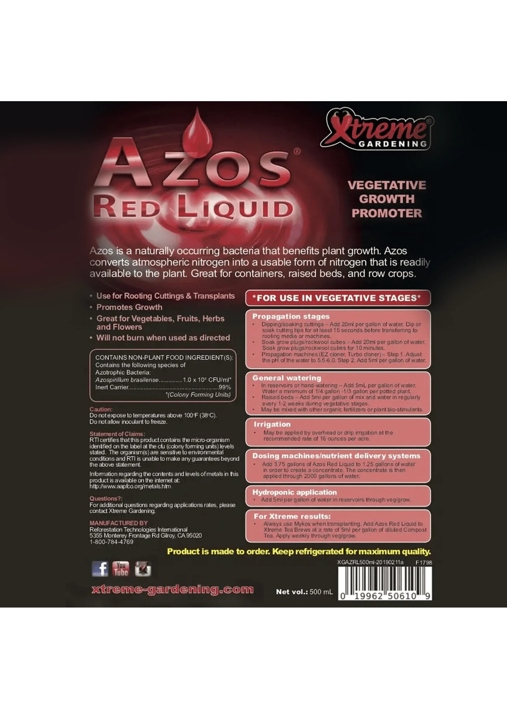 Azos Red Liquid 1 Gallon