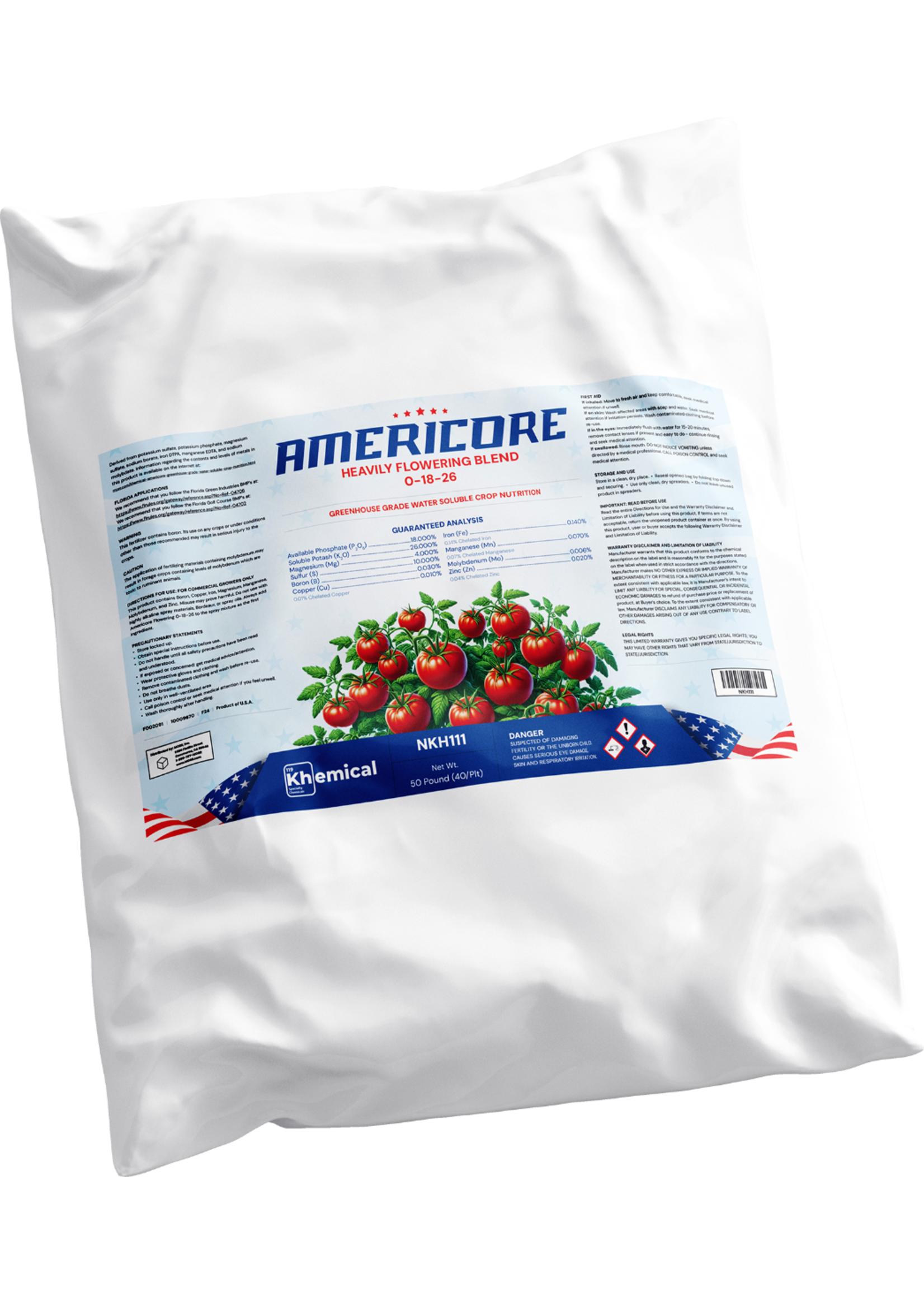 Khemical Americore Vegetative 8-14-26 50Lb./40 Pallet