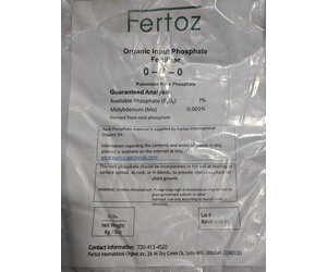 Calphos Rock Phosphate 50 lb /40pallet- Fertoz (Powder) - Biologic