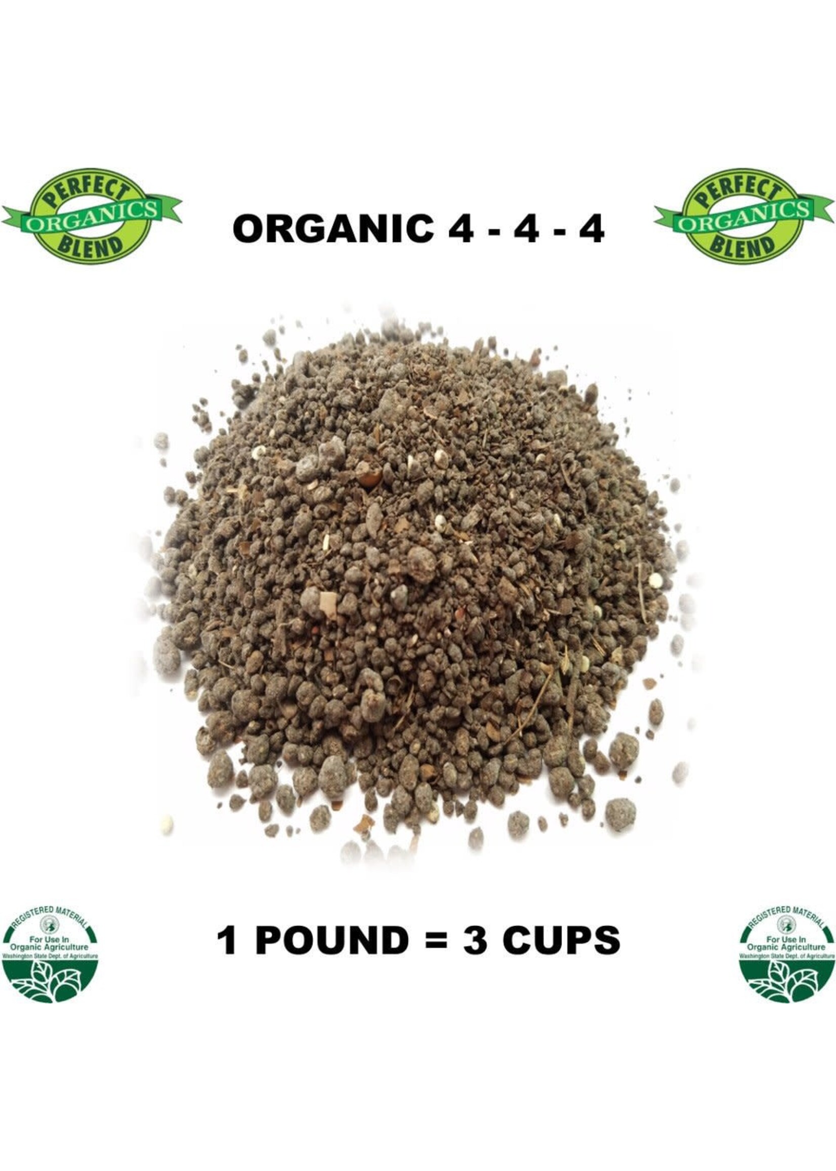 Perfect Blend Organics Perfect Blend 4-4-4 50 Lb. Bag 40/Pallet
