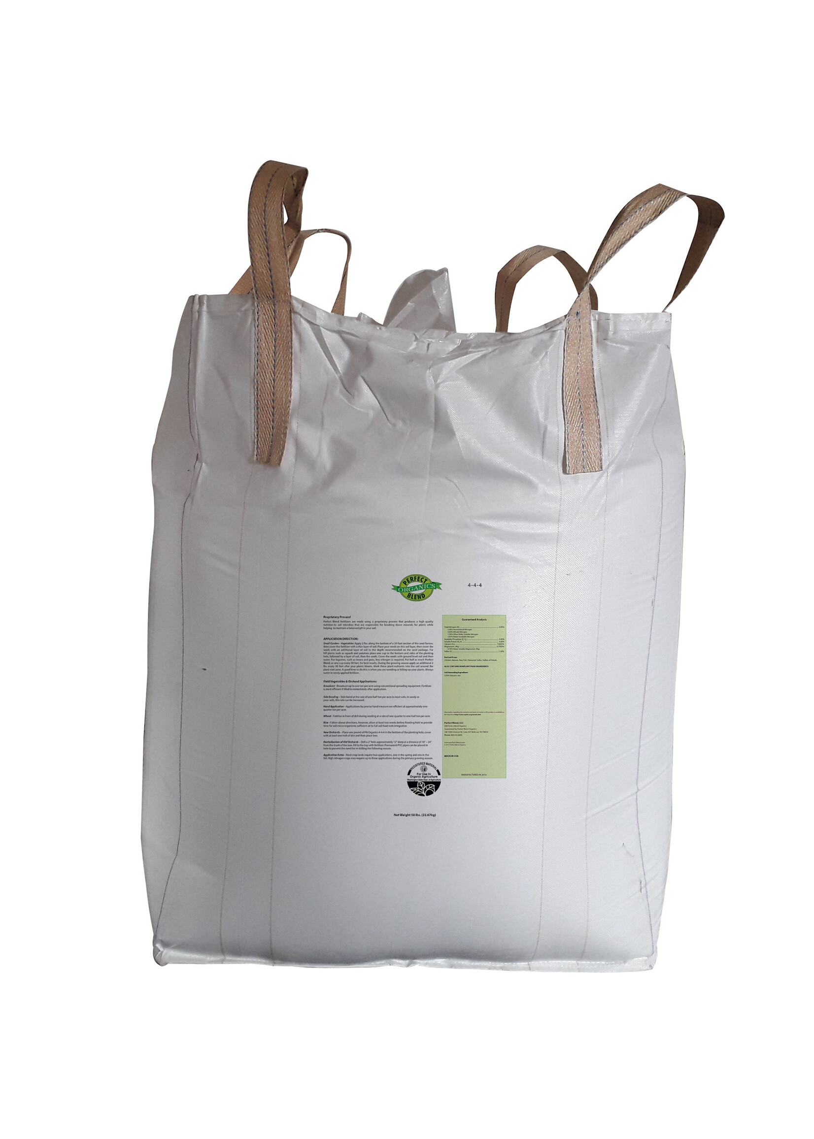 Perfect Blend Organics Perfect Blend 4-4-2 1 Ton Tote