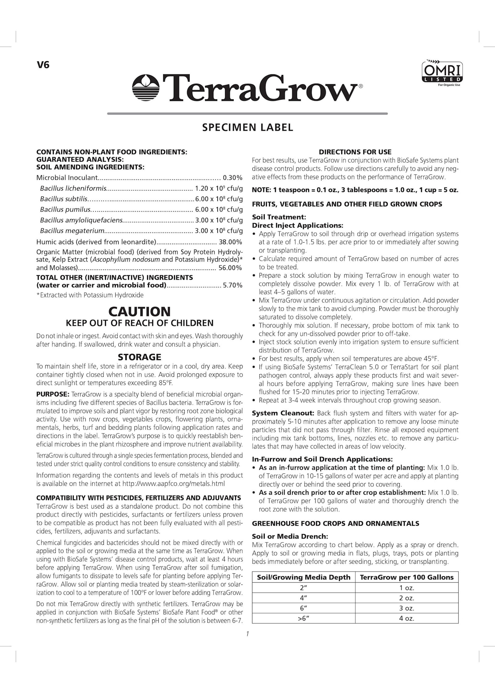 BioSafe Terragrow