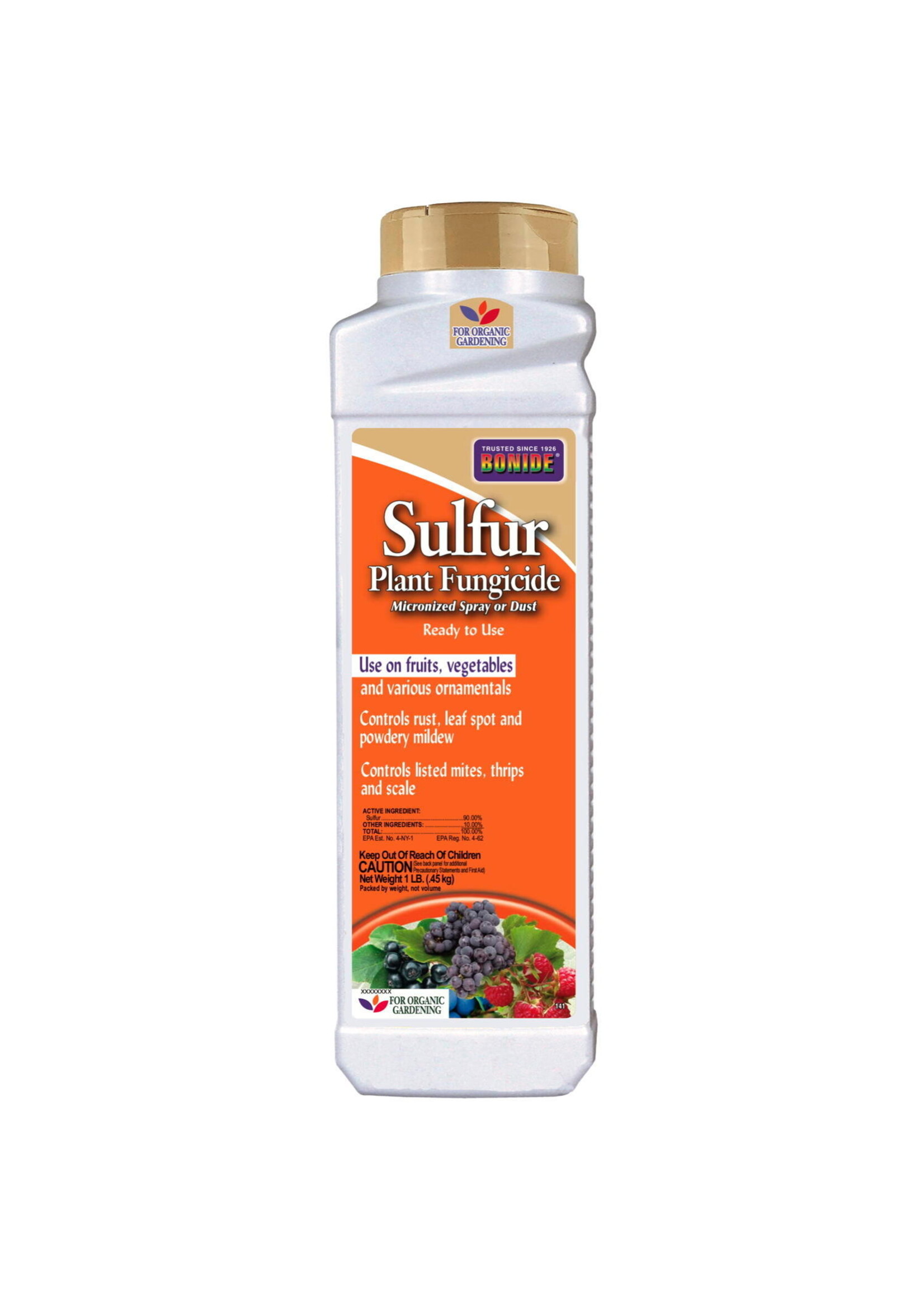 Bonide Sulfur Plant Fungicide 1 Lb. (Micronized Spray Or Dust)