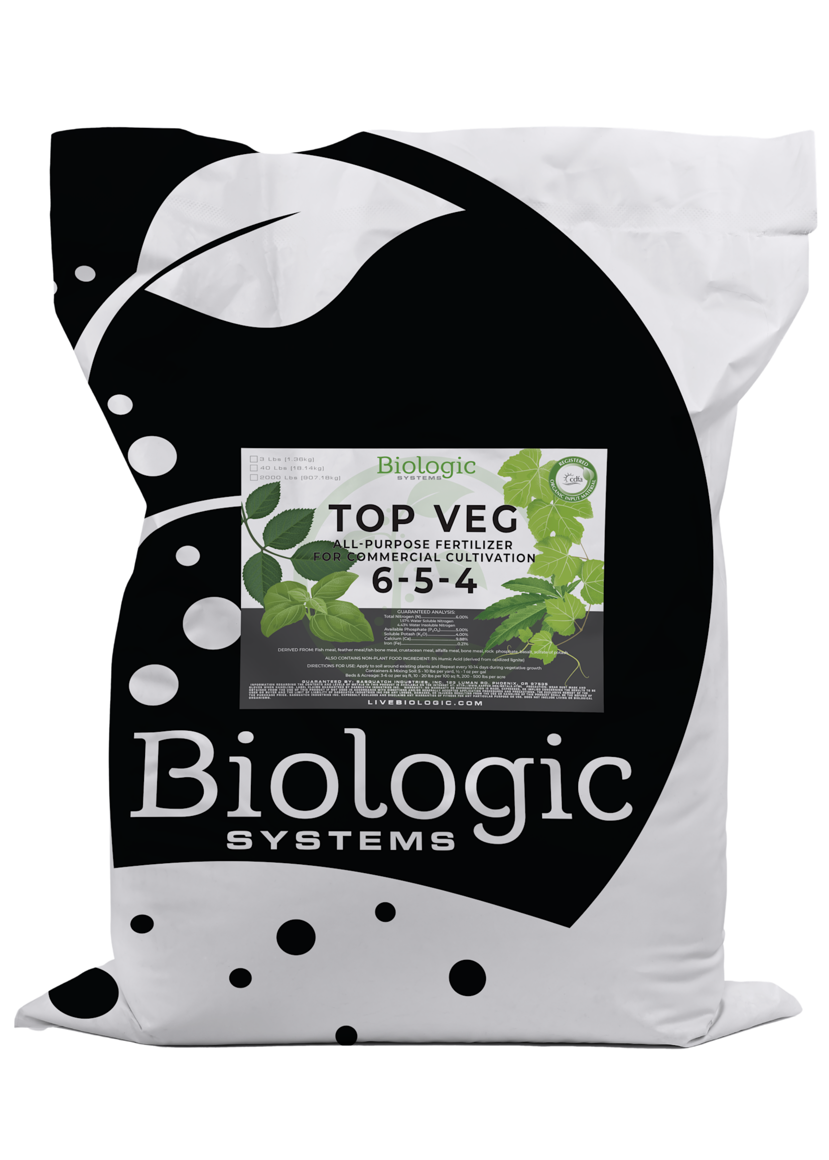 Biologic Systems Top Veg 6-5-4