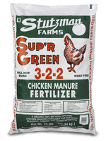 Stutzman Environmental Products Stutzman's  Sup'r Green Chicken Manure (3-2-2) 25 lb. (80/plt)