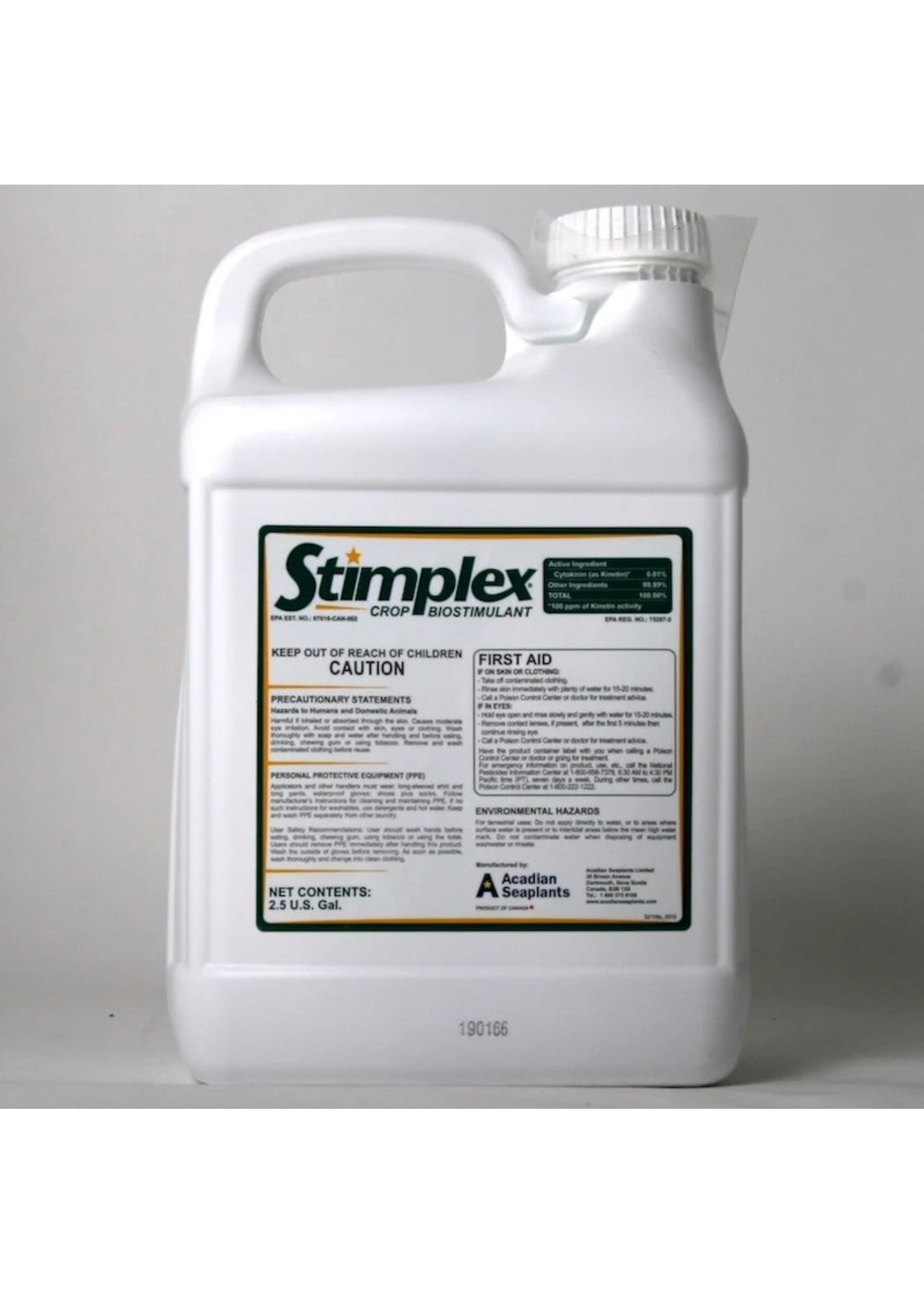 Acadian Seaplants Stimplex Liquid Seaweed Concentrate 2.5 Gallon