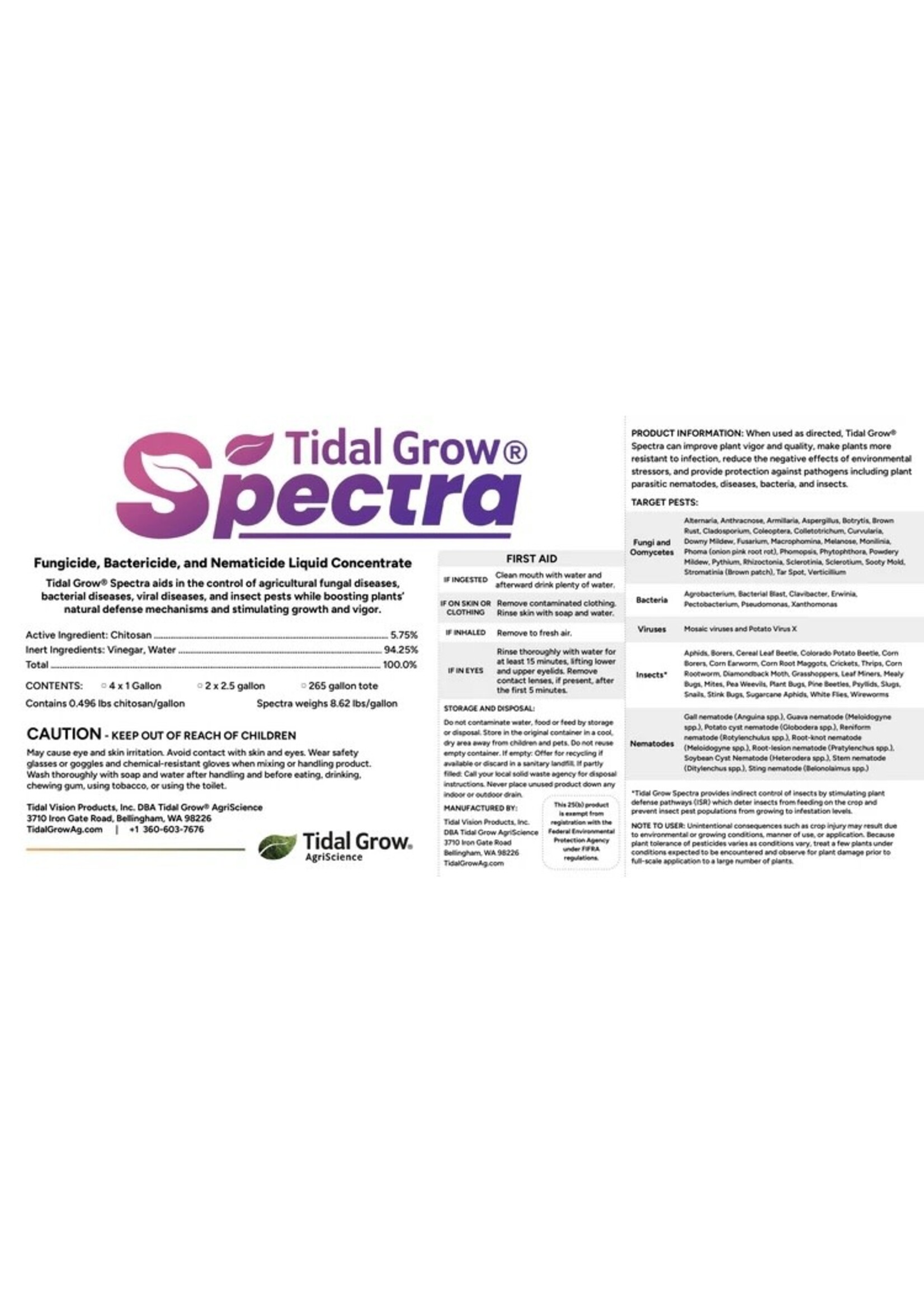 Tidal Grow Spectra 2.5 Gallon