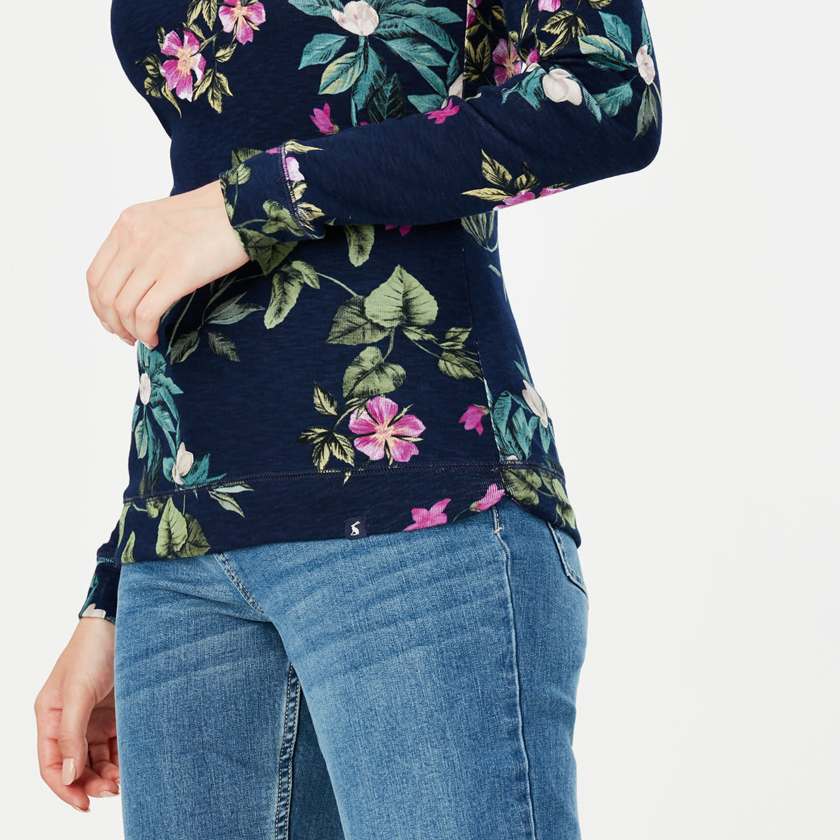 Joules for Women Marlston Navy Floral Sweatshirt