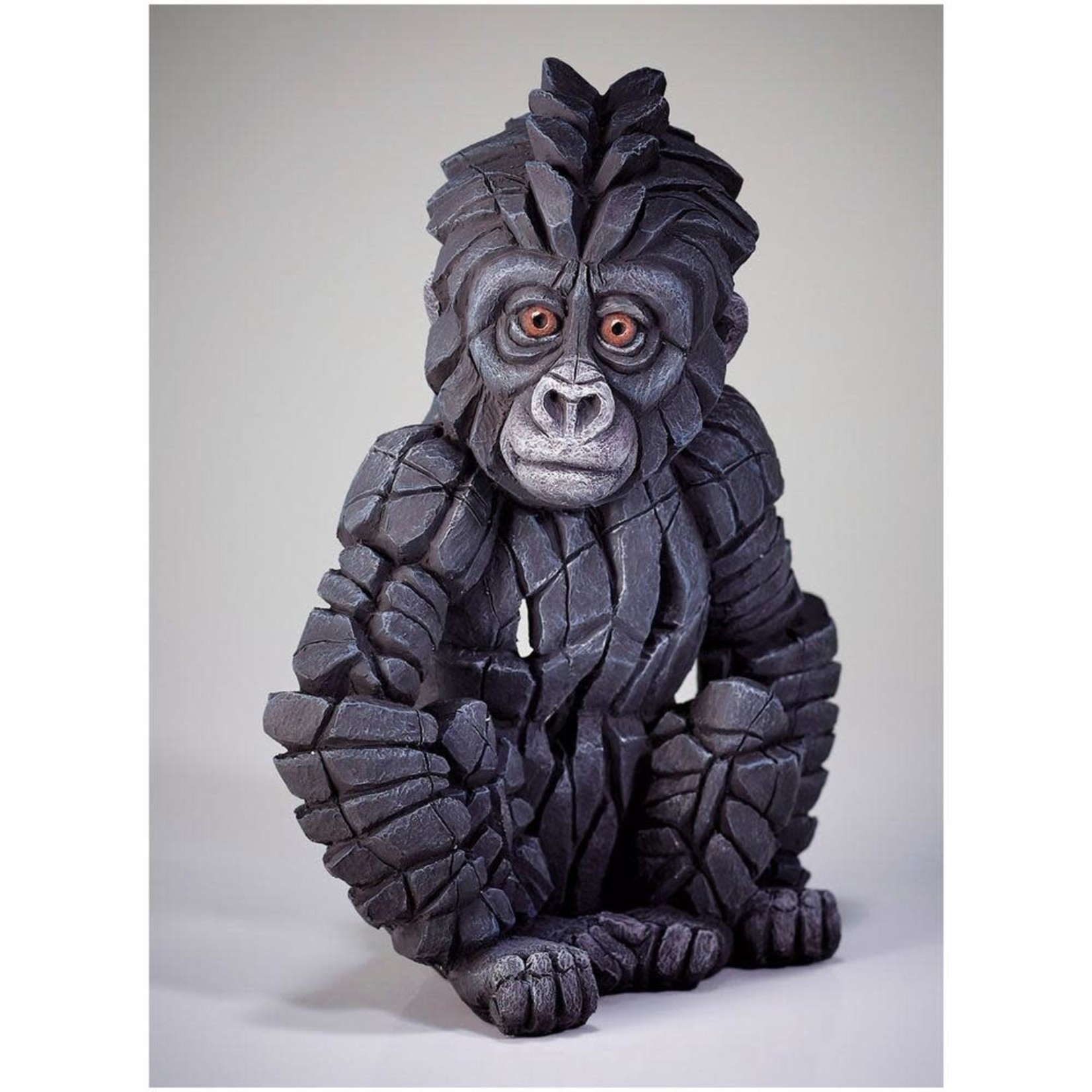 Edge Sculpture Baby Gorilla Figure