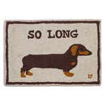 So Long Dachshund Wool Rug