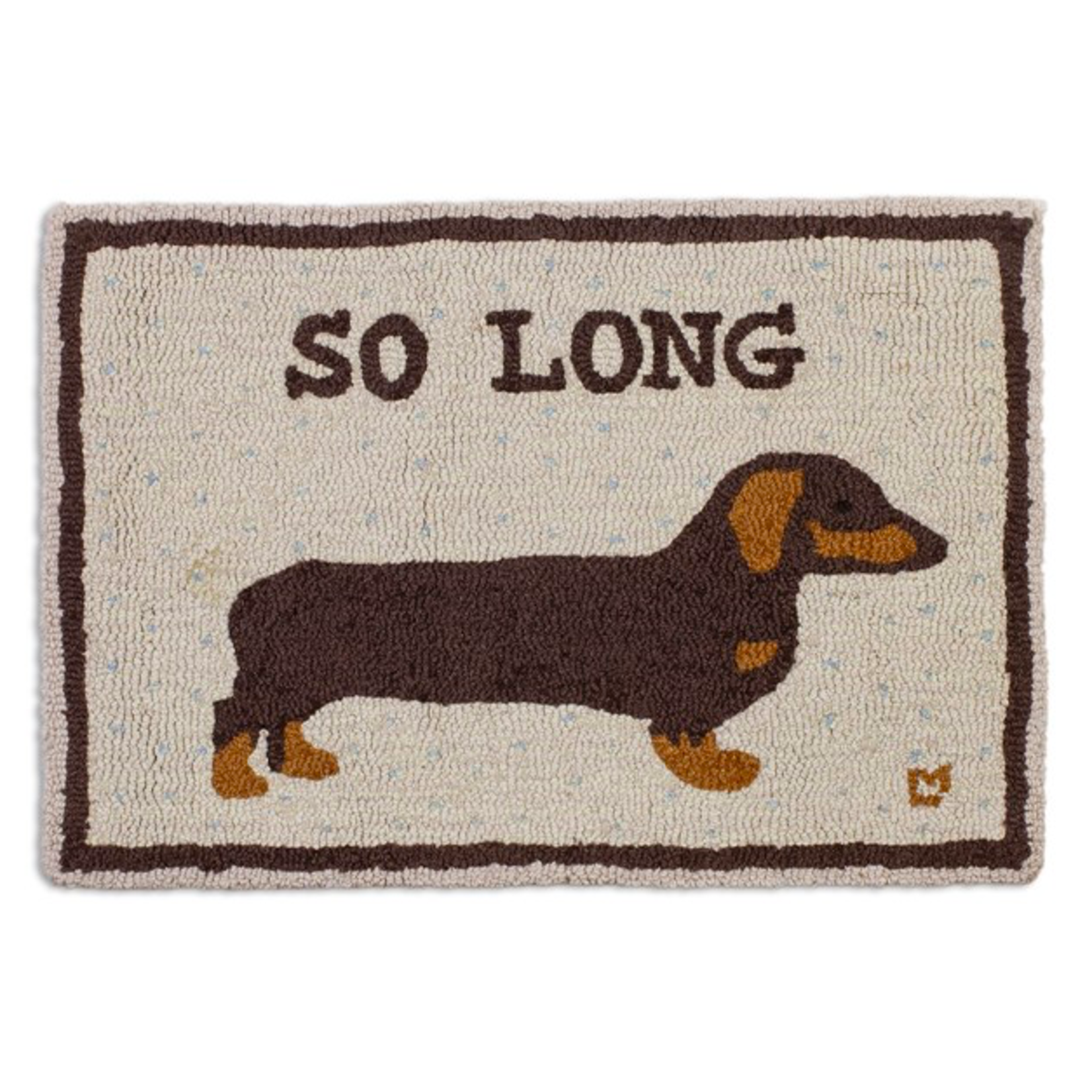 So Long Dachshund Wool Rug