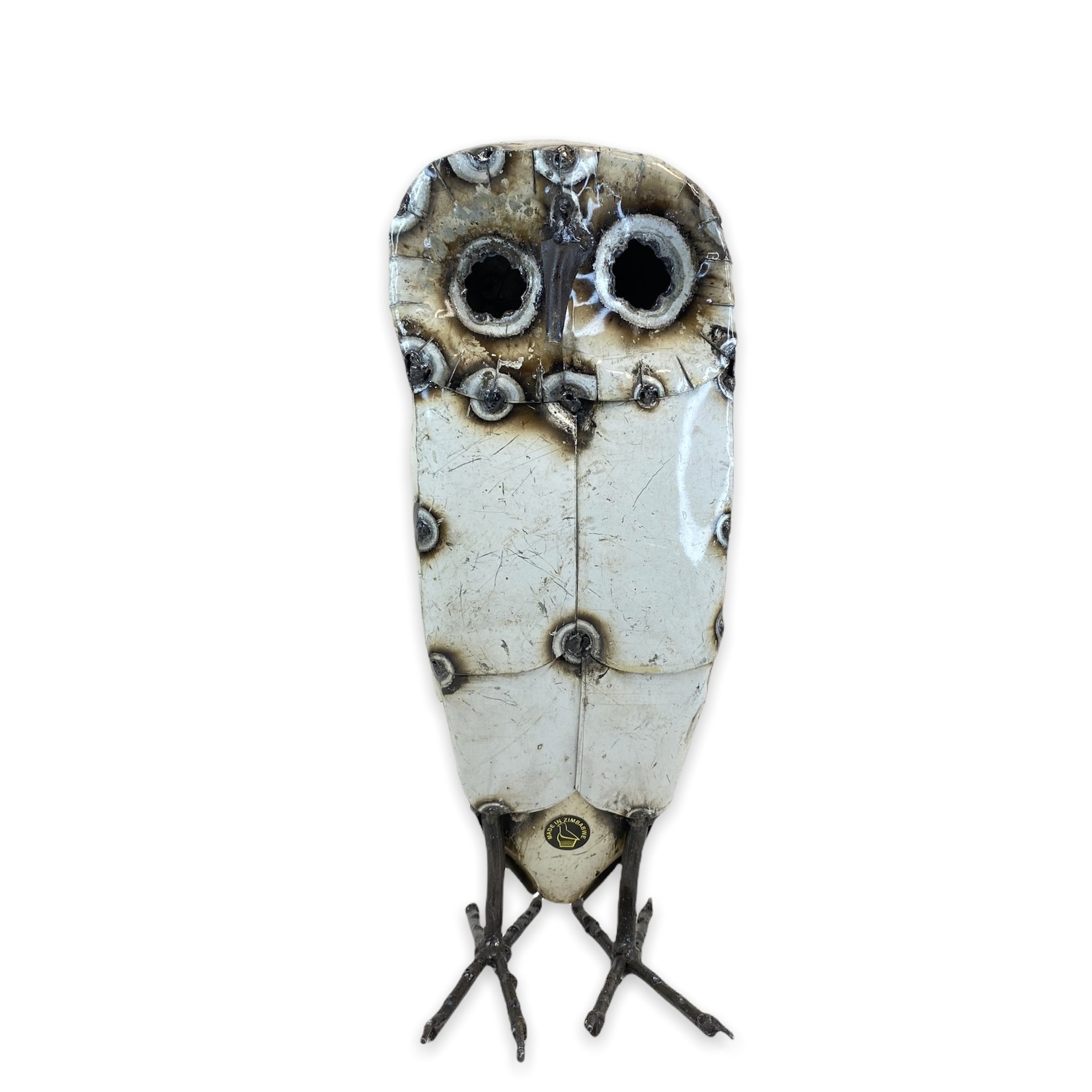 MBARE LTD Recycled Metal Owl Large