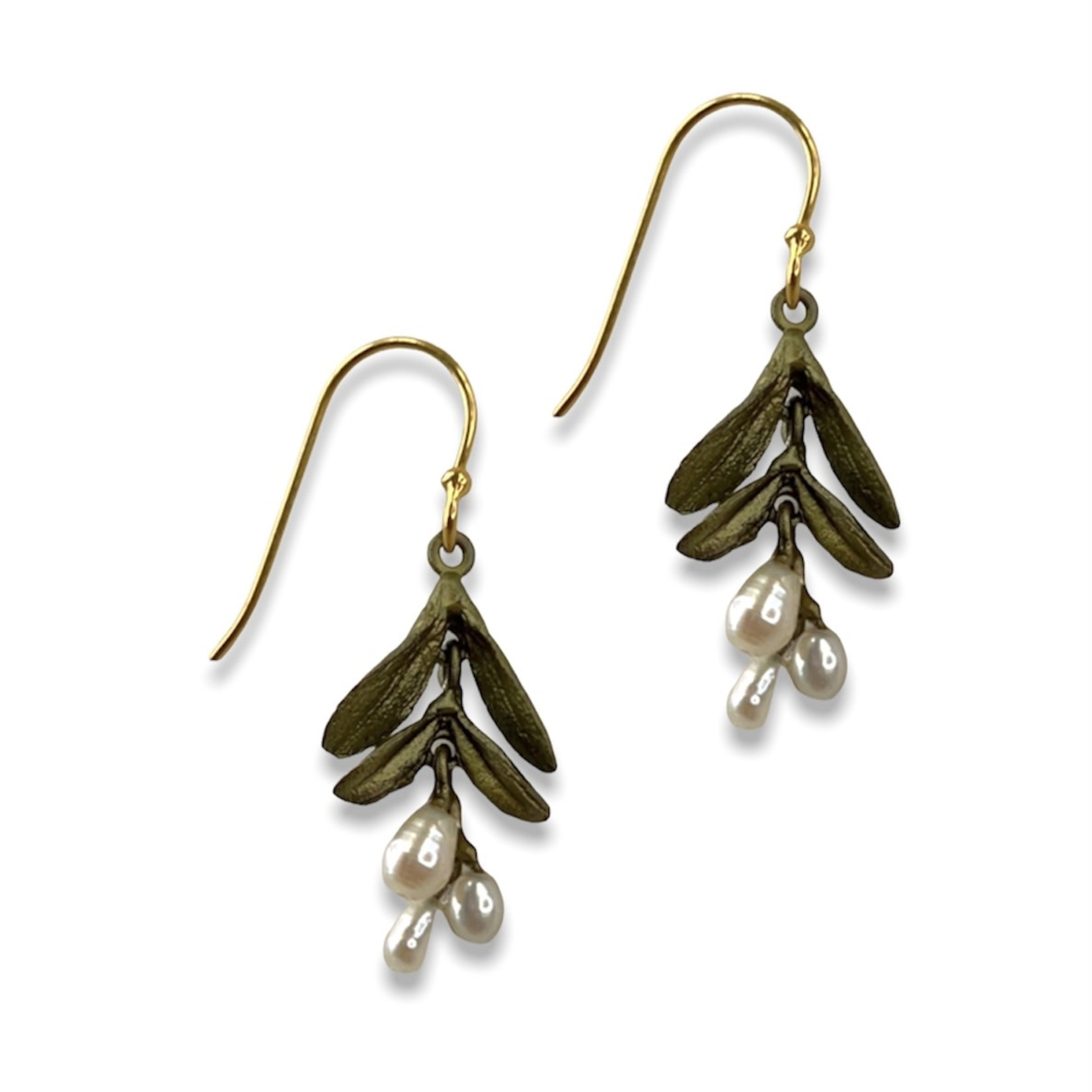 Michael Michaud Dainty Garden Vine Earrings