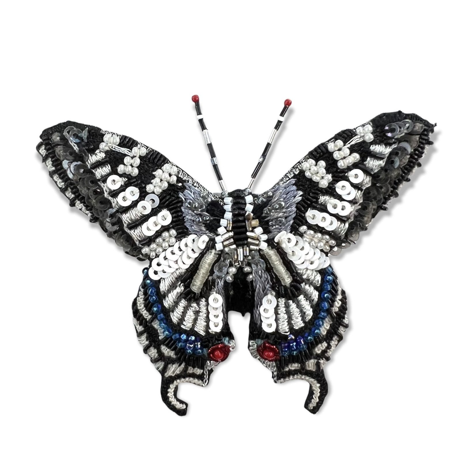 Old World Swallowtail Butterfly Brooch Pin