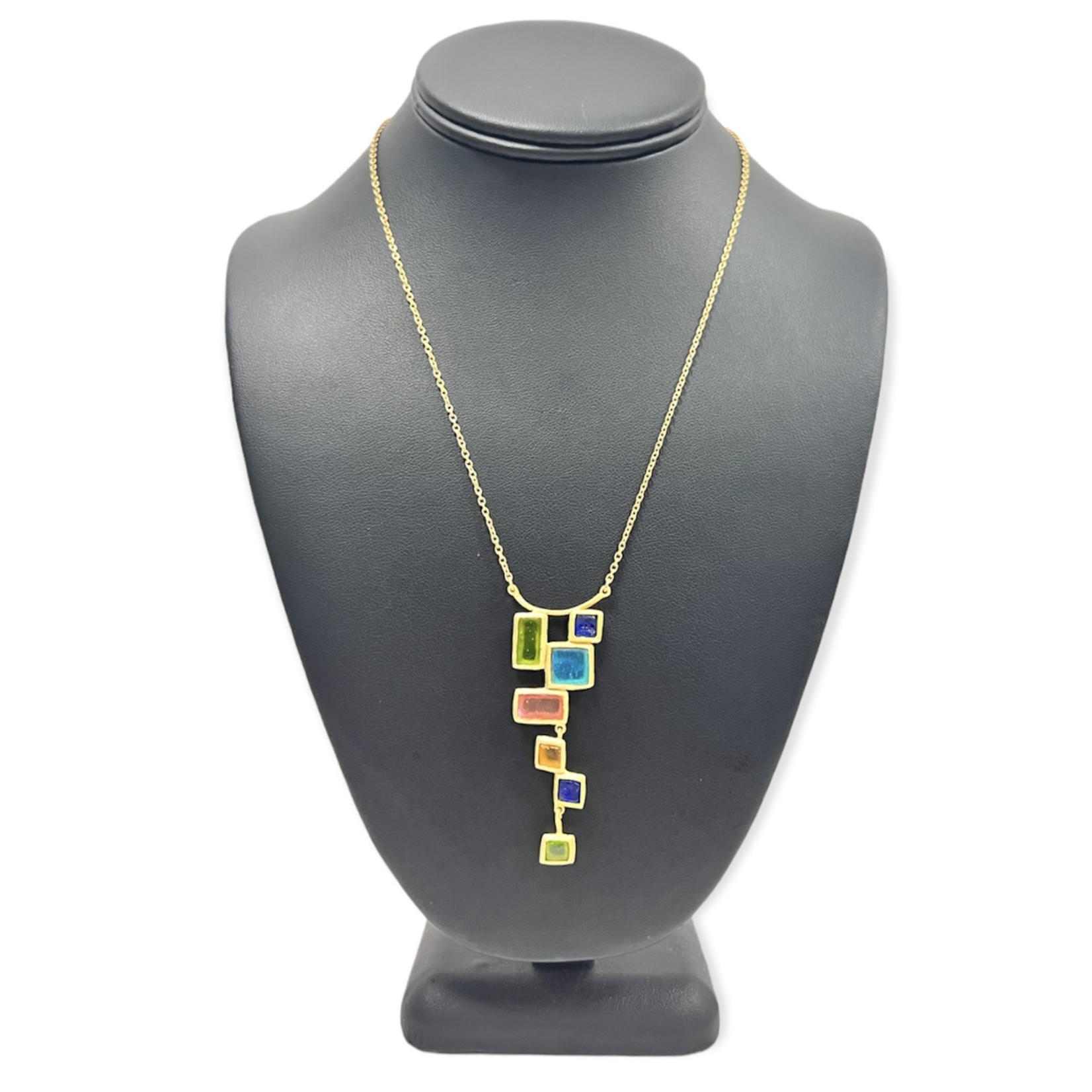 Mosaic Pendant Necklace