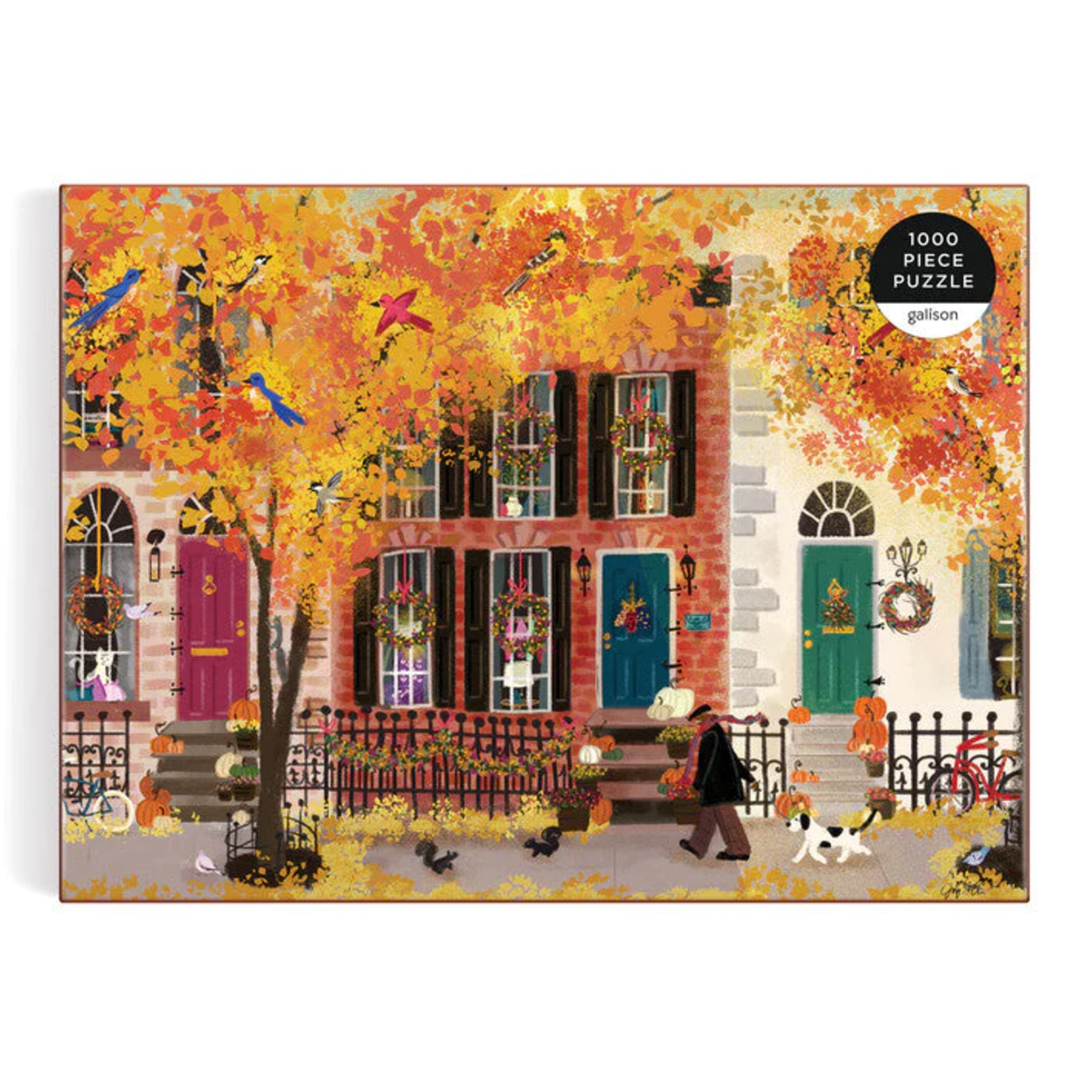 CHRONICLE BOOKS Autumn in the Neighborhood 1000 Piece Puzzle