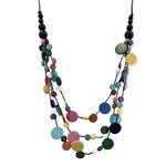 SYLCA DESIGNS Colorful Multi Strand Millie Necklace
