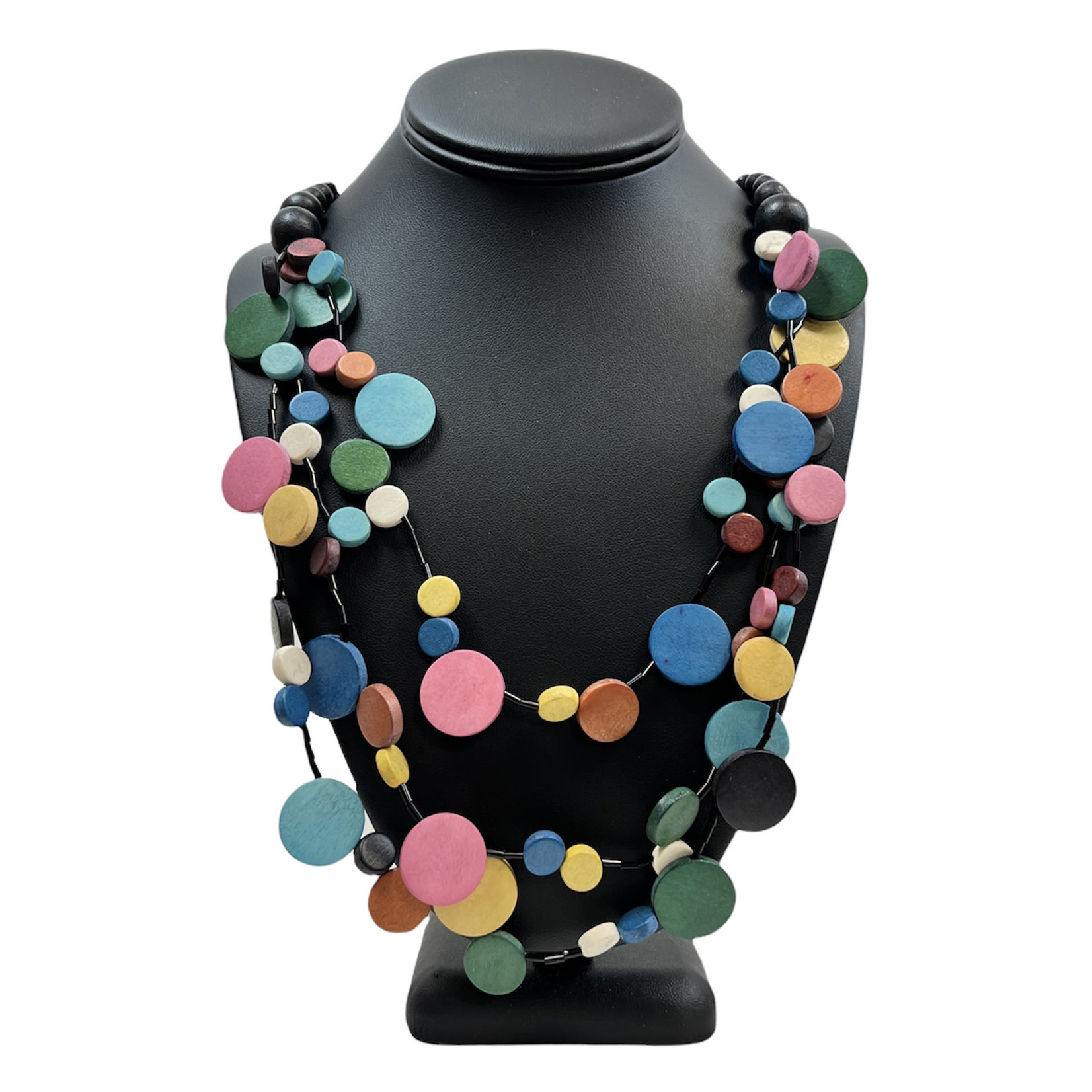SYLCA DESIGNS Colorful Multi Strand Millie Necklace