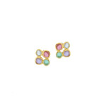 Michael Vincent Michaud Multi-Stone Droplet Earrings