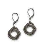 Floating Knot Earring Slate