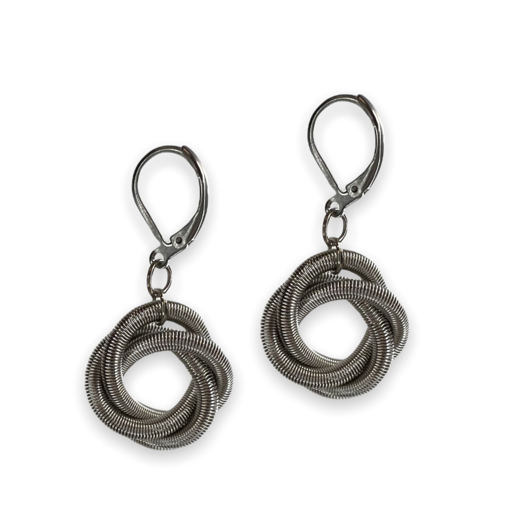 Floating Knot Earring Slate